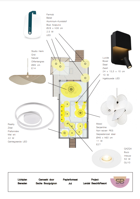lichtplan beneden